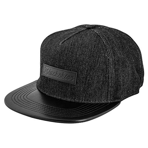 Blackskies® Denim Beast Vol. II Snapback Cap | Hombres Mujeres Visor Premium Gorra de béisbol Jeans Cap - Negro