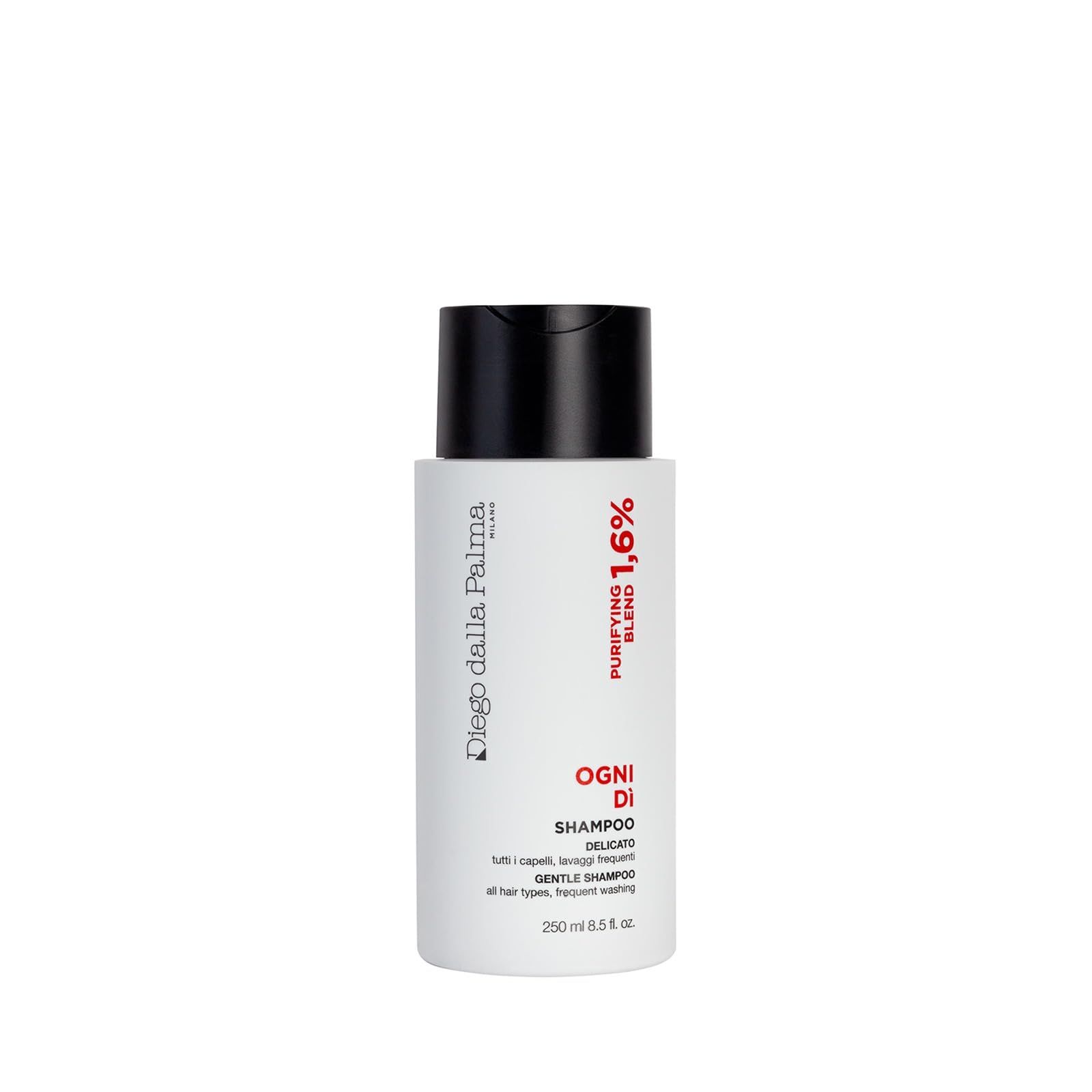 Diego dalla Palma | OGNIDÌ - Shampoo Delicato con Purifying Blend, Idratante e Ammorbidente, Riequilibra il Microbiota del Cuoio Capelluto, 250ml