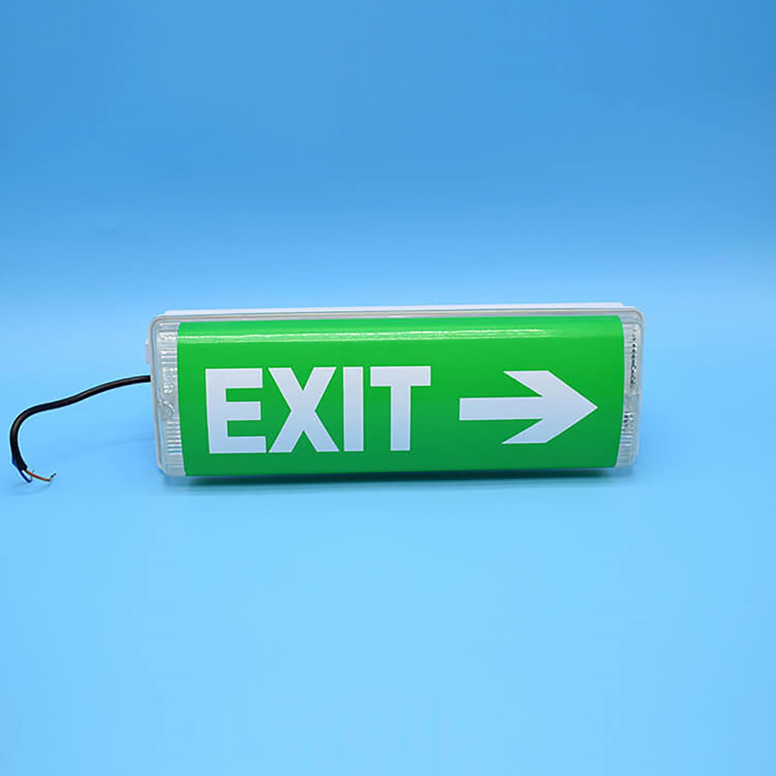 Señal LED De Salida De Emergencia, Iluminación De Emergencia Con Batería De Respaldo, Utilizada Para Instrucciones De Iluminación De Evacuación De Emergencia En Lugares Importantes