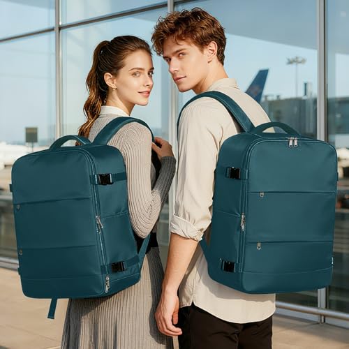 Image of coowoz Vacuum Backpack Travel with Pump,Travel Backpack with Vacuum System For Women Men,Carry On Backpack,Hiking Backpack Waterproof Outdoor Sports Rucksack Casual Daypack,33L(Vacuum pump)