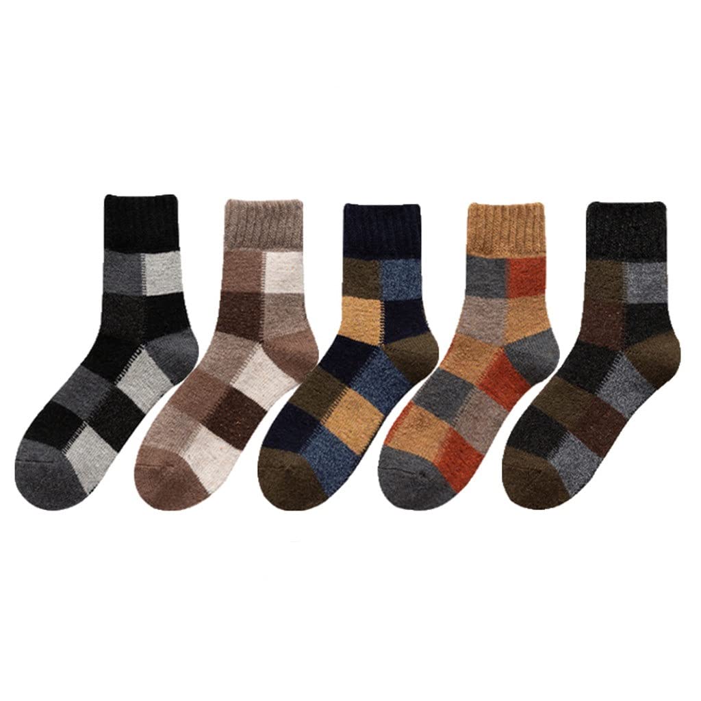Hiver Super Épais Chaud Rétro Froid Casual Chaussettes En Cachemire Neige Chaussettes Homme Taille 38-45