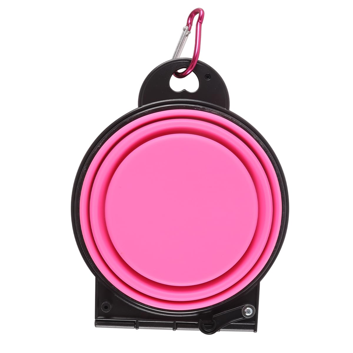 Enwye Collapsible Dog Water Bowls 2 in 1 Portable Dog Travel Item, Foldable Pet Camping Accessories Dish Feeder