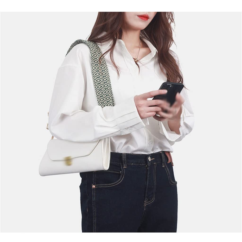 Ersatz-Geldbörsenriemen, bestickter breiter Schultergurt, Canvas-Crossbody-Taschen-Zubehör, verstellbares gedrucktes Design für bequemes Tragen