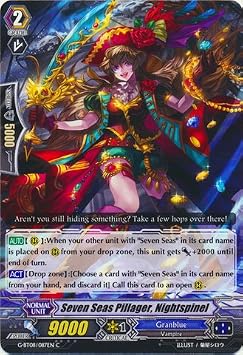 Cardfight!! Vanguard TCG - Seven Seas Plunderer, Nightspinel G-BT08/087 - G Booster Set 8 Absolute Judgment