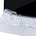 MOSISO Silicone Pattern Keyboard Cover Protective Skin Compatible with MacBook Pro 13 inch 2017 2016 Release A1708 Without Touch Bar & Compatible with MacBook 12 inch A1534, Gray Marble on White Base