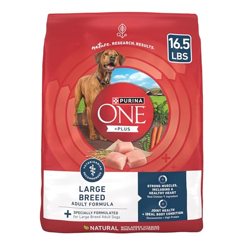 Purina ONE Natural Large Breed Adult Dry Dog Food, +Plus Formula - 16.5 lb. Bag