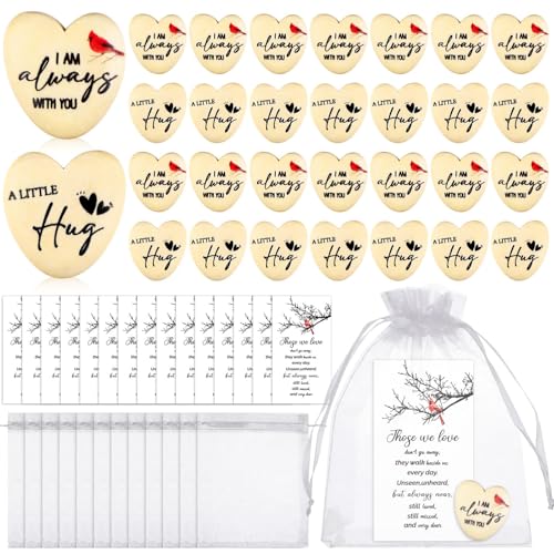 Regalos de recuerdo para duelo y celebración de la vida con fichas de cardenal