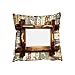 Poduszki - rustykalna egipska drewniana rama (poduszka) - 45 cm x 45 cm