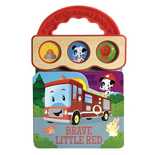 Brave Little Red Engine: 3-Button Fire Truck Sound Board Book for Babies and Toddlers (My Little Sound Book)