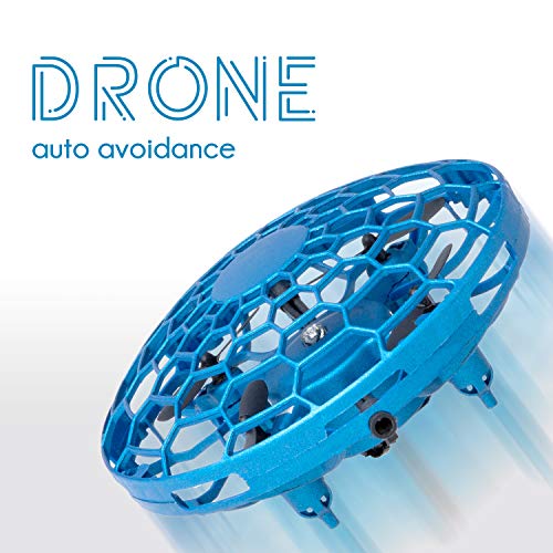 Canopus Hand Drone For Kids, Wrist Watch Remote Control, Blue Ufo-Type Mini Drone With Usb Cable, Drone With 360° Rotating Capability And Led Lights, Great Gift For Boy And Girl Kids Or Adults #TOP1