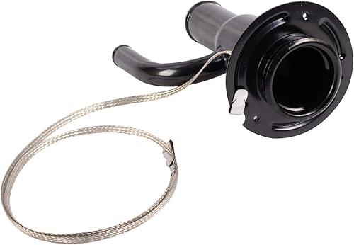 Miniatura 365 de TRQ Cuello de llenado de depósito de combustible, color negro, compatible con Mercury Villager Nissan Quest 1999-2002