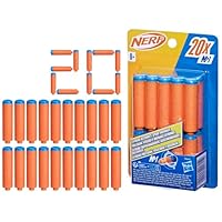 Nerf N Series N1 Darts 20x, zusätzliche Darts für High Performance Blaster der Nerf N Serie mit hoher Treffgenauigkeit und Reichweite, für Jungen und Mädchen