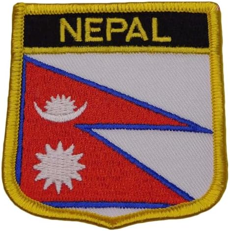 Nepal Country Embroidered Iron On Patch FPS-165 image 2