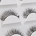Produktbild kashyk 3D Wimpern, 5 Paare Wimpern Set,Kein KlebstoffWiederverwendbare Falsche Eyelashes für Frauen Make-Up Handarbeit Weiche Fake Wimpern