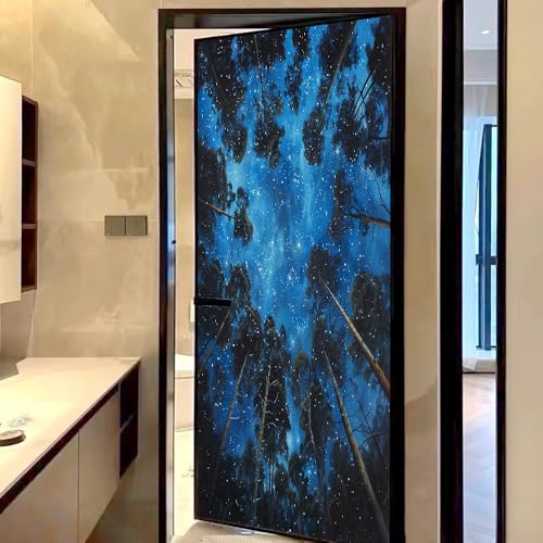 Vinilo adhesivo para ventana estilo bosque moderno miniatura 4