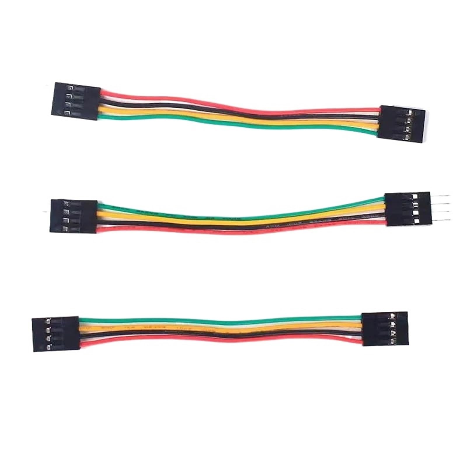 Cavo breadboard passo 2,54 mm da 10 pezzi for pin linea maschio femmina filo jumper fai da te elettronico(Fe to Fe,LENGTH 5CM_1PIN 10PCS)