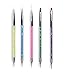 HIGHROCK Nail Art Liner Brushes Pens Dual-Ended Nail Art Point Drill Drawing Brush Pen Manicure Tool Nail Art Design Dotting Pen Tools (5PC)