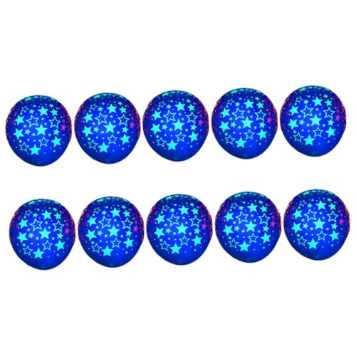FUNOMOCYA 10 Piezas Globos Fluorescentes de Látex con Diseño de para Decoración de Fiesta Luminosos para y Celebraciones