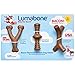 Lumabone Real Bacon Medium 3-Pack Durable Dog Chew Toys for Aggressive Chewers, Made in USA – Wishbone, Zaggler, Stick