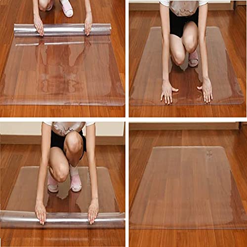 Zwysl Computer Chair Mat For Carpet, Anti Static Mat,Friction Resistance, Heat Insulation, Floor Protector, Office Chair Can Be Customized,Customizable (Color : 2Mm, Size : 80X160Cm) #TOP3