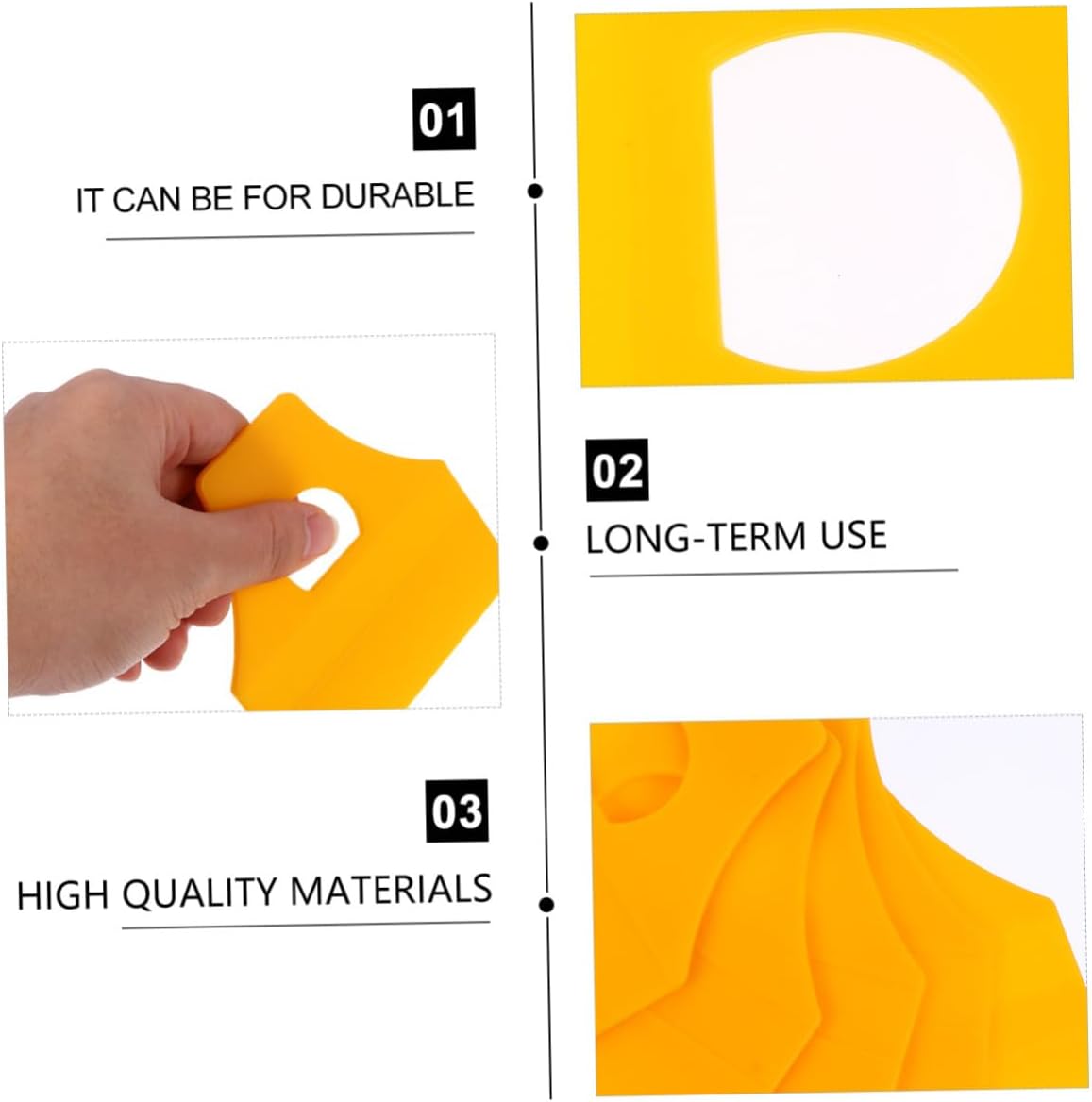 Abaodam 5pcs Car Film Scraper Tool Squeegee for Car Accessories Vinyl Wrap Shower Squeegee Auto Decal Applicator Fine Craftsmanship