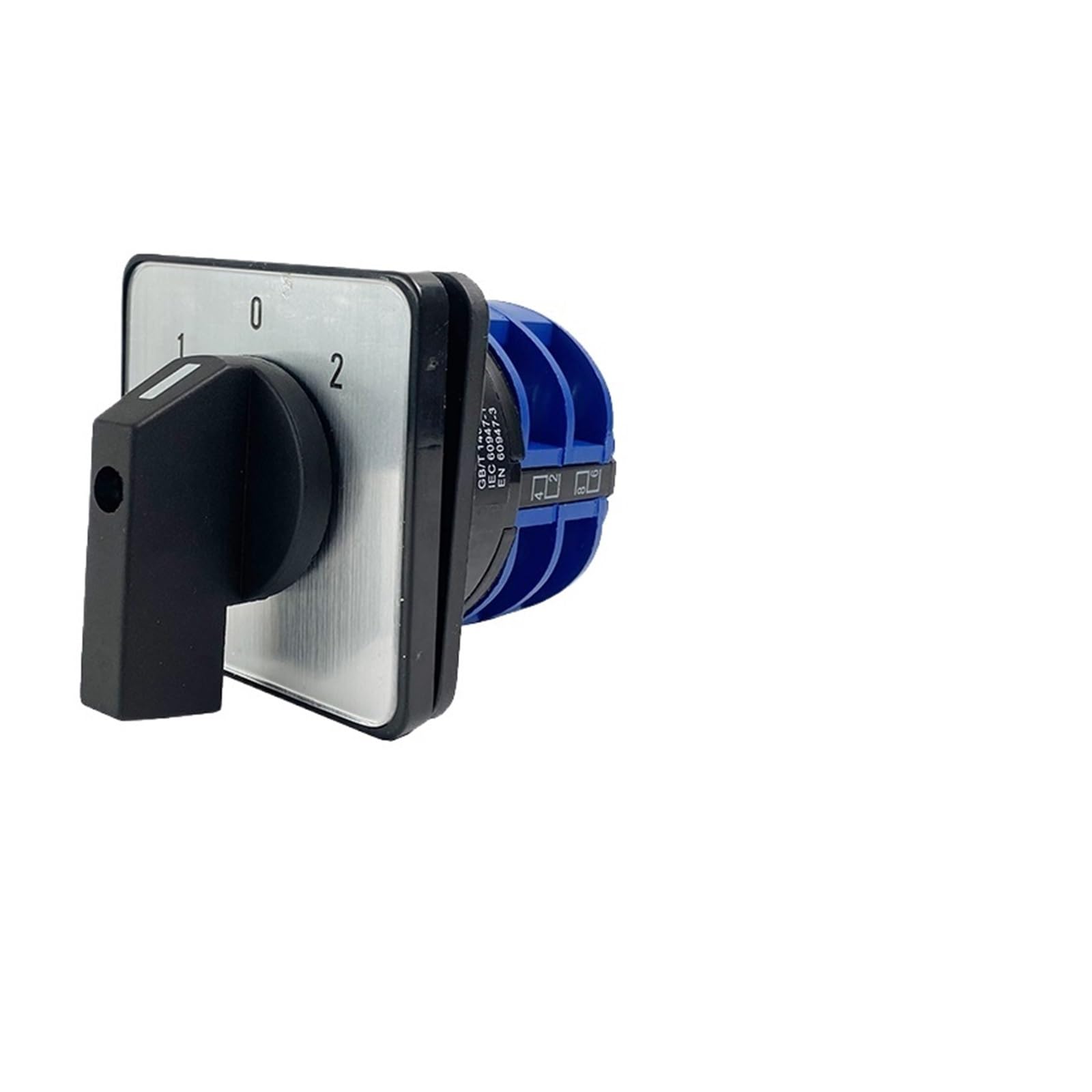ZDVHOMCB 32A 660V Power Circuit Control Selector Changeover Two Poles Silver Customize Rotary Cam Switch YMW26 LW28 LW26-32/2(OFF-ON)
