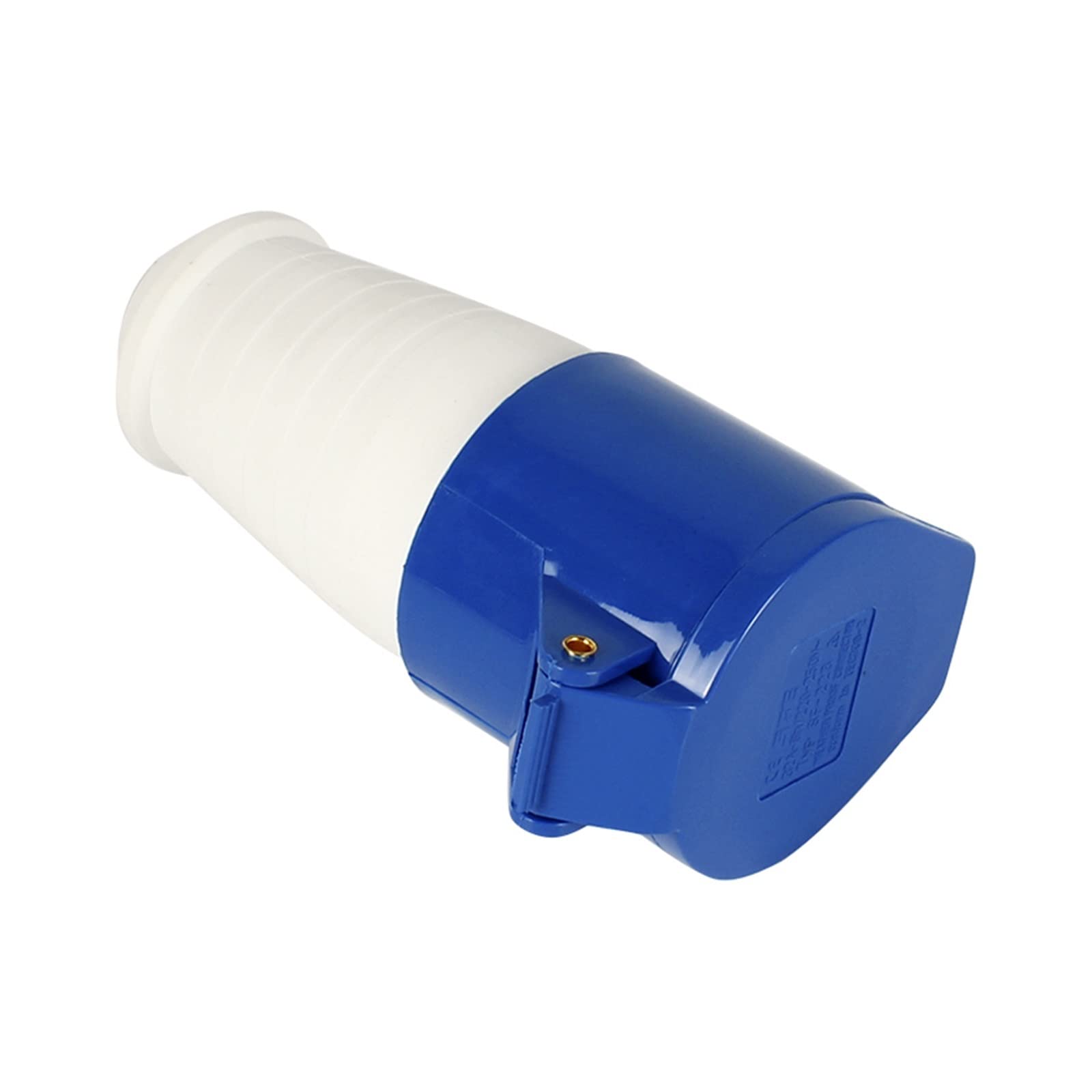 RV Camper 32A Presa di corrente esterna bianca con presa impermeabile for caravan e camper(Only Plug)