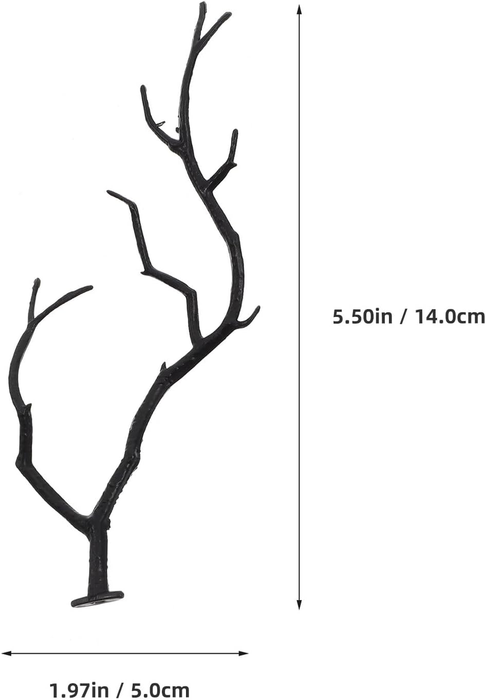 Operitacx 6pcs Artificial Antler Shaped Tree Branches Faux Twigs for Halloween Christmas Decoration DIY Craft Vase Arrangement Home Décor