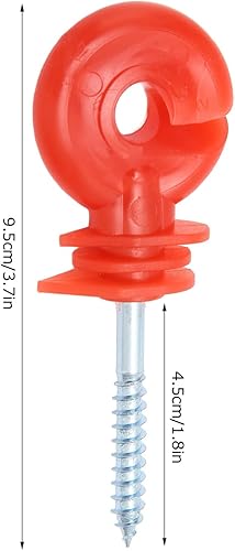 Miniatura 3 de Aislador de valla a prueba de lluvia, protección solar, acero plástico, aisladores eléctricos para cercas eléctricas, accesorios para la cría de