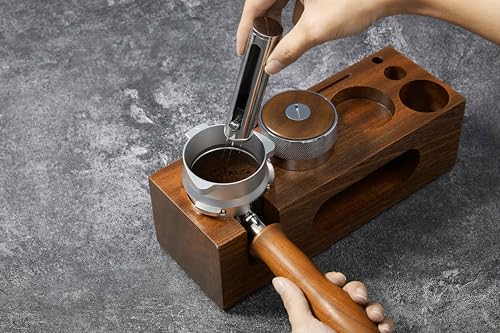 Image of Retractable Espresso WDT Tool Stainless Steel | Coffee Distribution Tool, 6x 0.5mm Needles, Safety Retraction, Stainless Steel Design, For Home Baristas