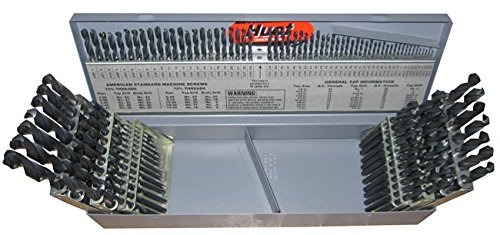 A-Z & 1/16-1/2 x 64ths 115 Piece HSS Jobber Drill Set