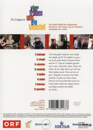 DVD de la Serie Vier Frauen und ein Todesfall Staffel 2 Edición Importada 3