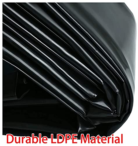 Vijver Liner Opvouwbare Duurzame Tuin Waterval Huid Membraan PVC 1M Brede Vijver Liner 0.2mm Kwaliteit Tuin Vis Vijver Liner Koi Vijvers, Water Tuinen en Fonteinen Landschap (Grootte: 1 × 9 m (3.9 × 29.5 ft), Kleur: 20S) - Image 5