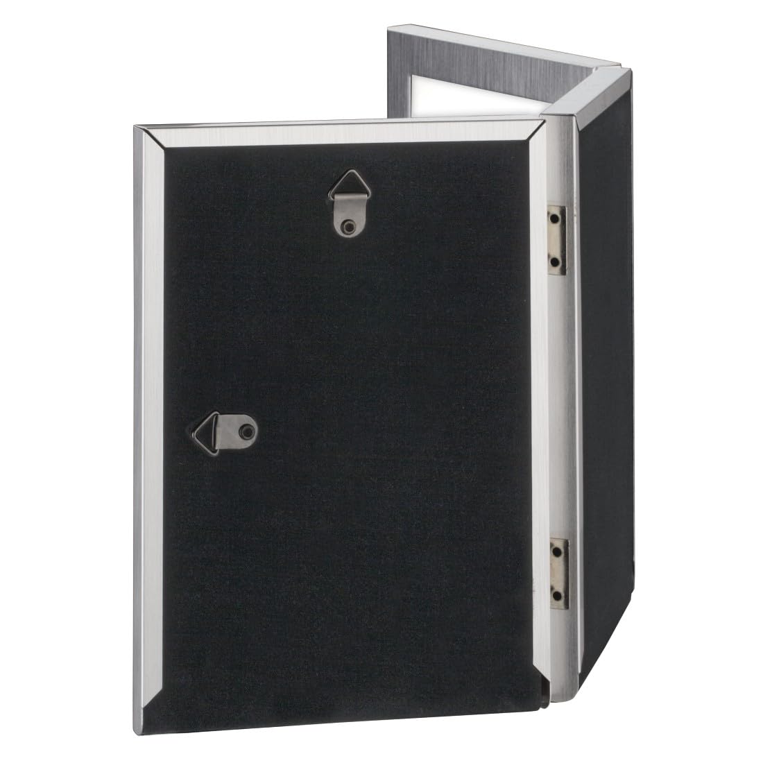 Hama Cadre Photo 13 X 18 Cm, Discret, Portrait, Format Portrait, Portrait, Paysage, à Suspendre, Panneau Arrière, En Velours, Vitre, Fer, Format D'image 13 X 18 Cm, Argenté