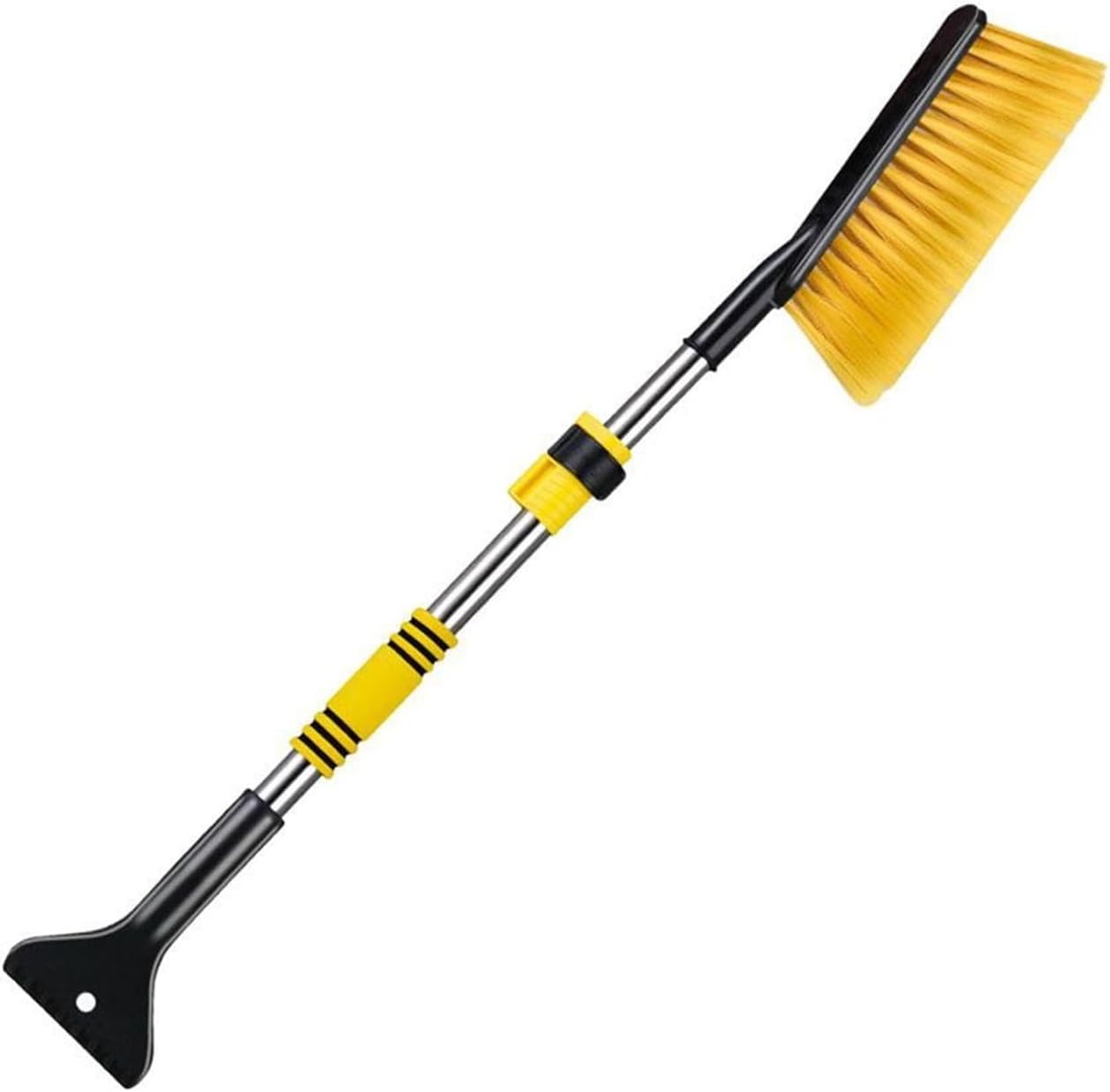 2 in 1 Extendable Car Snow Shovel & Cleaning Snow Brush - Windshield Ice Scraper & Snow Removal Tool Accessories(H)