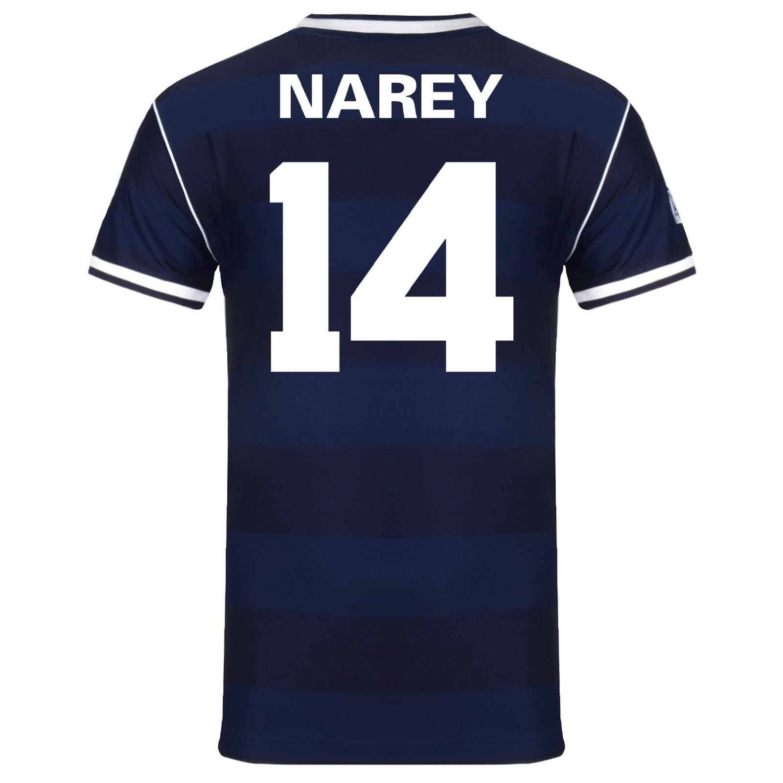 Scottish FA Scotland Mens Narey 14 1986 Retro Shirt Navy Blue 3XL