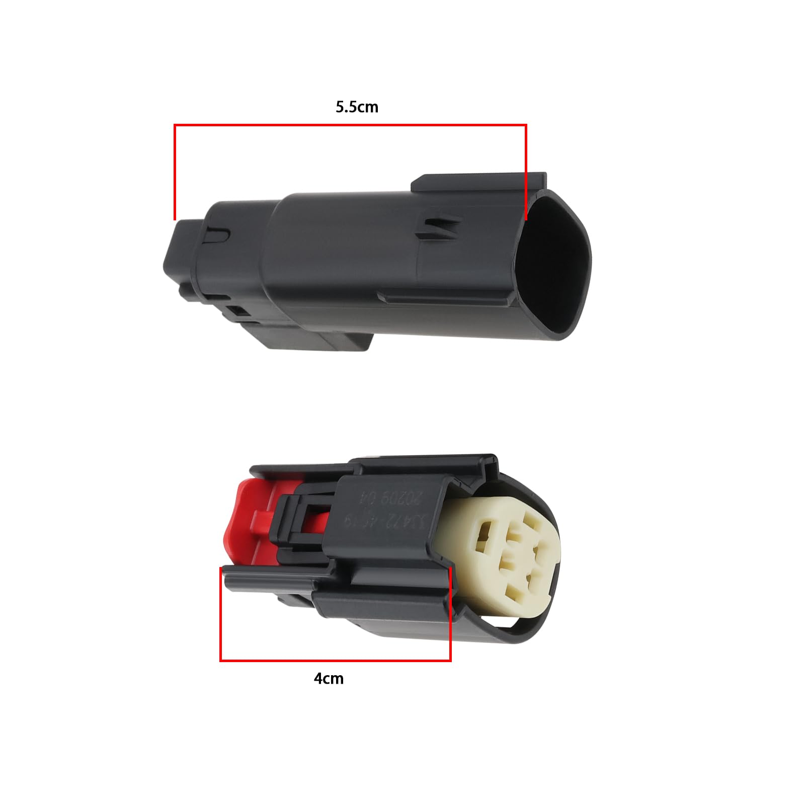 Molex A 4 Pin Maschio Femmina Kit Connettori Cavi Impermeabili Per Auto