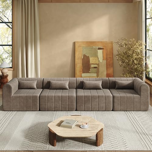 Christopher Knight Home Flarin 145.5" Convertible Sectional Sofa Couch, L-Shape