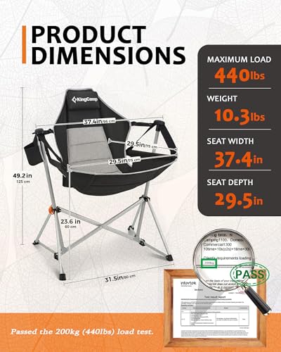 KingCamp Hammock Camping Chair KC2227 の商品画像 2