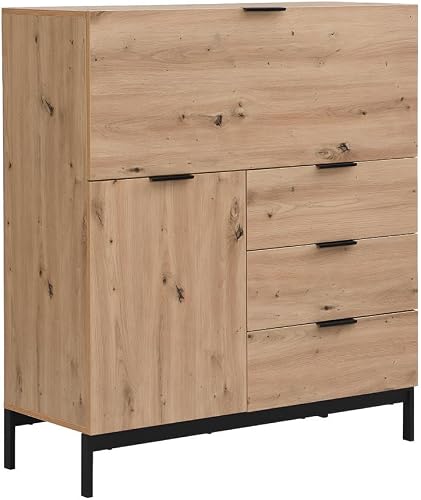 Secrétaire avec 2 Portes et 3 tiroirs Vente-unique