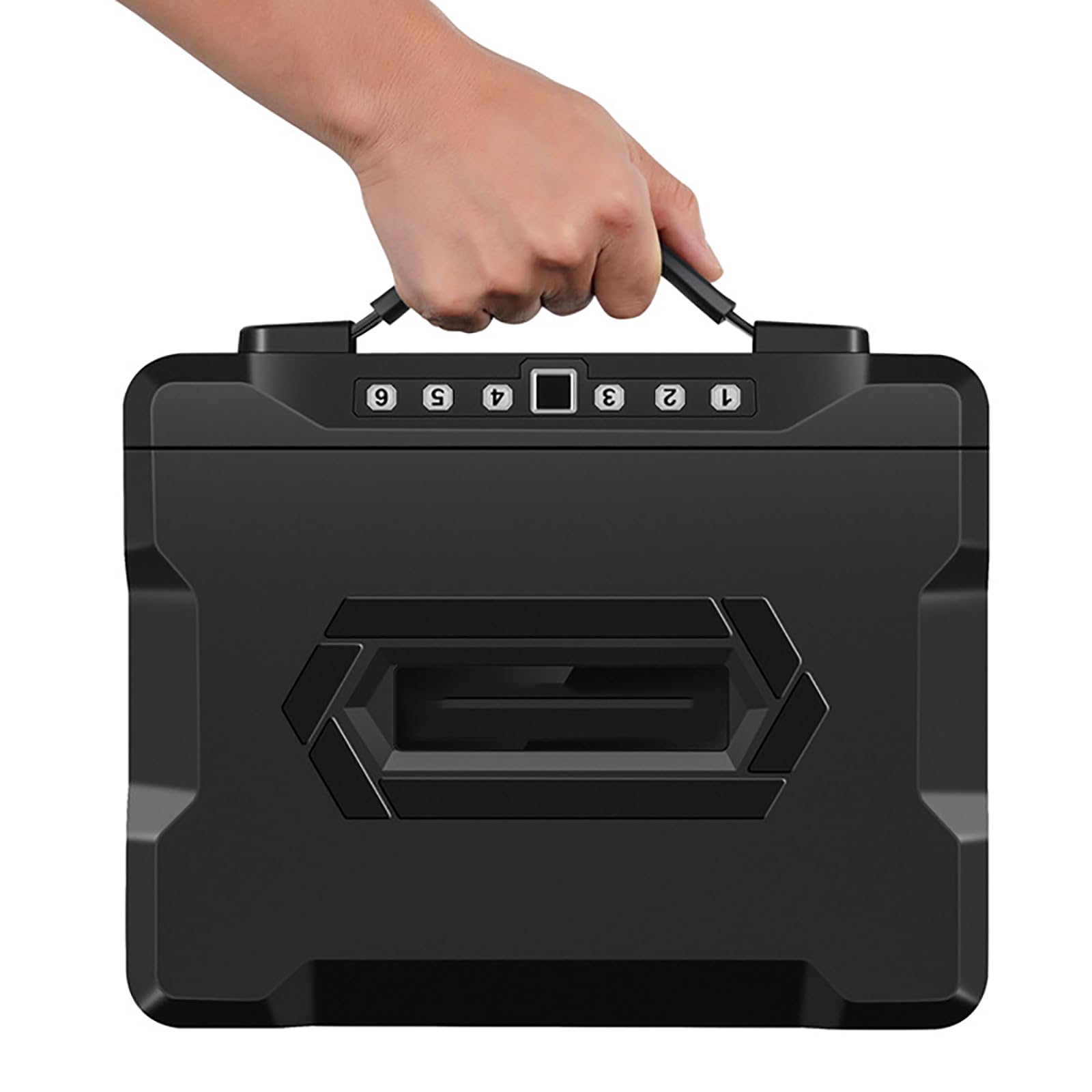Coffre-fort pistolet portable biométrique pour bijoux et argent liquide
