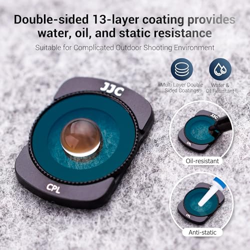Image of JJC Magnetic CPL Filter for DJI OSMO Pocket 3 Creator Combo | Circular Polarizer Polarizing Filter for Pocket3, Multi-Coated HD Optical Glass, Water-Resistant, Anti-Oil and Anti-Static