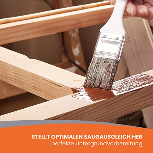 BEKATEQ Holzschutzgrundierung 2,5l farblos, Grundierung Holz, Haftgrund, Tiefengrund, Holzgrundierung - geruchsneutral, lösemittelfrei… – Ansicht 5