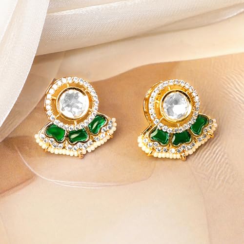 Image of Rubans Choker Necklace Set Kundan Traditional Stylish Jewellery Gift for Women & Girls