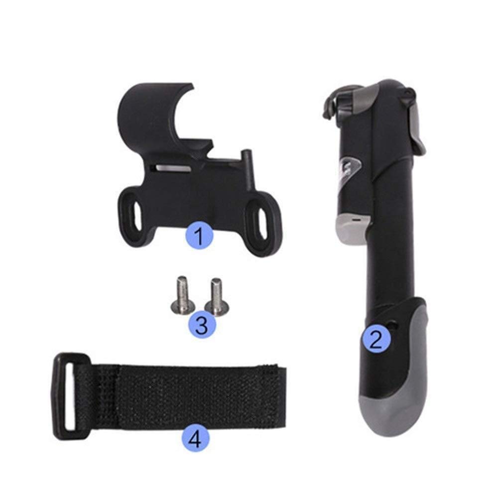 Werkzeuge zur Reparatur Tragbare 100 PSI Ultimate Gauge Mini-Fahrradpumpe und Ballpumpe mit Fahrradmontage Teile Perfekt für Rad- und Sportfahrrad-Bodenpumpen PRO Fahrradwerkzeug R