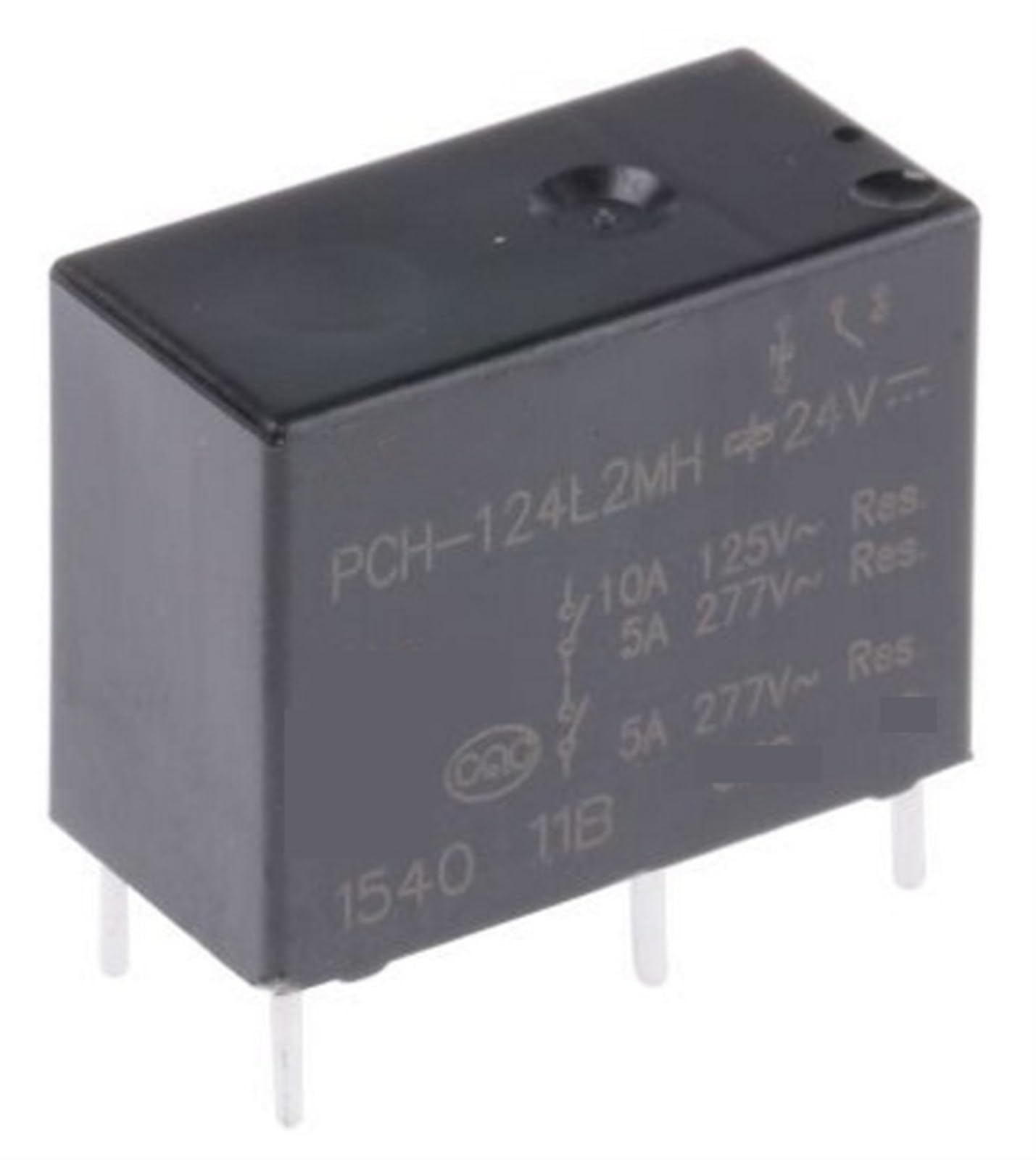 Relais 4 broches PCH-112L2M 12V pour circuits électroniques - 4