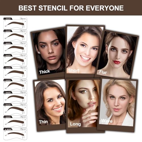 Cotonetes Eyebrow Stamp Stencil Kit thumb #3