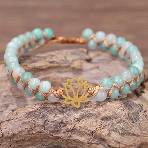 Bracelet 7 chakra balance en pierres naturelles pour harmoniser votre énergie reiki