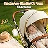 Baby Stroller Rocker with Adjustable Vibration Speed and 11 Soothing White Noise, Hands-Free Rechargeable Sleep Soother Rocker, Portable Accessories for Strollers & Cribs, Essential Baby Gear #1