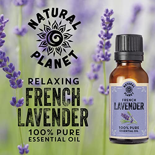 Natural Planet French Lavender Essential Oil 0.53 Fl Oz (15Ml) 100% Pure & Undiluted Therapeutic Grade Pure, Cruelty Free #TOP1